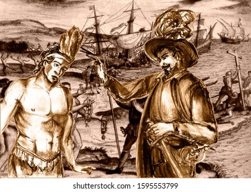 Conquistadors series. Juan de Grijalva was a Spanish conquistador, and relation of Diego Velázquez. The conquest of Yucatan and the Aztecs.