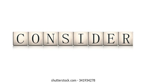 Consider word.