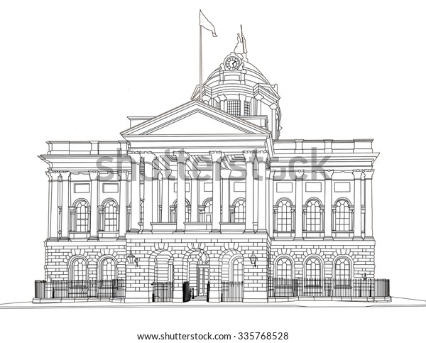 Constructed Line Drawing Liverpool Town Hall Stock Illustration 335768528 https www shutterstock com image illustration constructed line drawing liverpool town hall 335768528