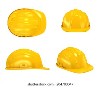 Construction Helmet Various Views