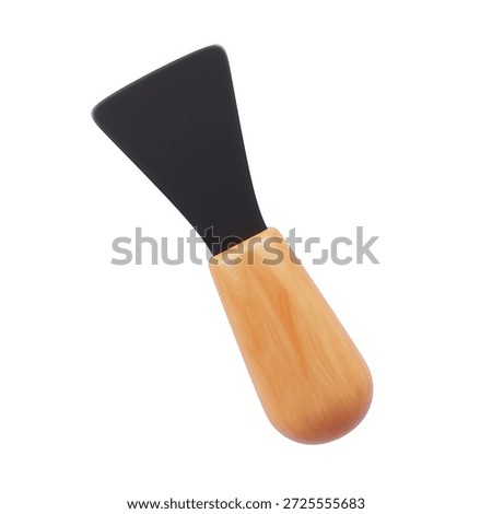Construction Scraper Tool 3D Illustration