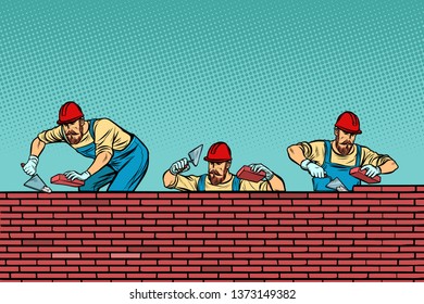 Labor Working On Construction Site Editorial Stock Illustrations