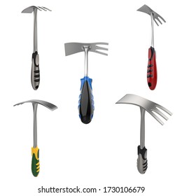 Construction tool with two heads isolated on grey background. 3d rendering - illustration