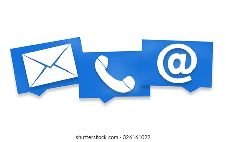 Website Internet Contact Us Page Concept Stock Illustration 183043835