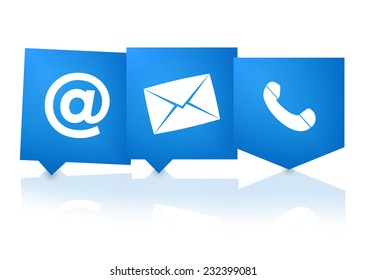 Contact Us Icon Symbol Design