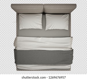 Double Bed Top View Images, Stock Photos & Vectors | Shutterstock