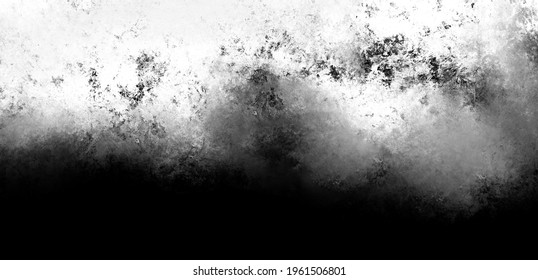 Contemporary monochrome painting Old painted paper surface Abstract dirty charcoal texture Grunge pattern Black white overlay background