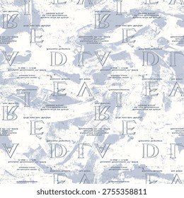 A contemporary seamless pattern featuring an dynamic interplay of geometric circles, varying vertical stripes, and subtle textured dots, creating a fresh and abstract design.