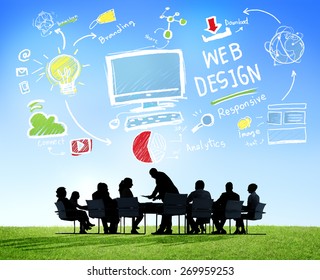 Content Creativity Digital Graphic Layout Webdesign Webpage Concept