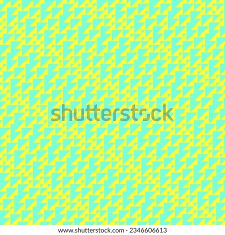 Contiguous triangles form an infinite pattern.