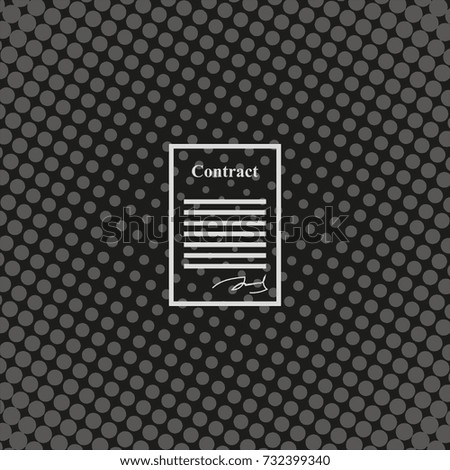 Contract icon.