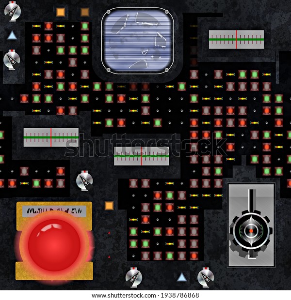 Control panel texture\
with lots of\
buttons