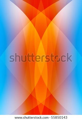 Cool Blue Red Background Stock Illustration Royalty Free Stock