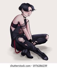 Cool Female Rockstar Character Design