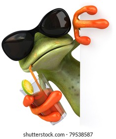 Cool frog