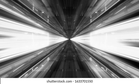 Cool Grayscale Futuristic Dynamic Background Depicting Stock ...