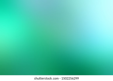 Cool Shade Of Green Blurred Background. Sea Underwater Abstract Graphic.