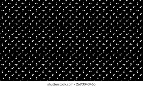 Cool, stylized bongs in a repeating pattern against a black background. Adds a modern, edgy aesthetic to any project, perfect for branding or stylish backdrops.