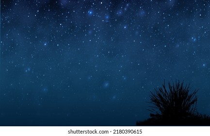 Cool Wallpaper With Star-studded Night Sky