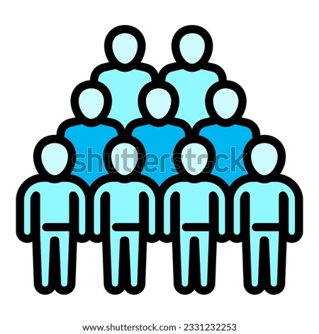 Cooperation comunity icon. Outline cooperation comunity icon for web design isolated on white background