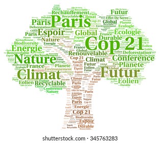 COP21 In Paris With French Text