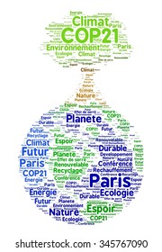 COP21 In Paris With French Text