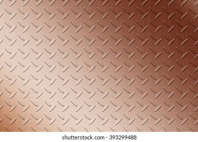 The copper diamond plate background - Shutterstock ID 393299488