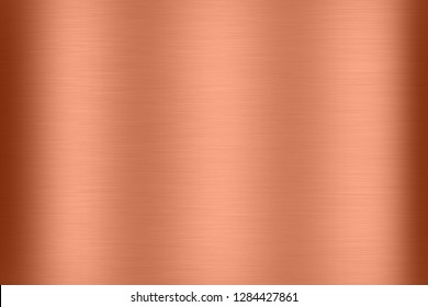 Copper Metal Brushed Background Or Texture