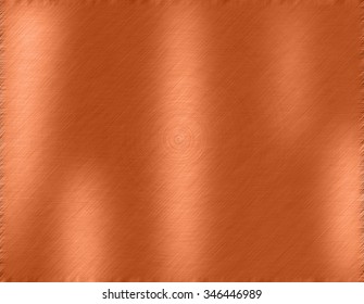 Copper Metal Brushed Background Or Texture