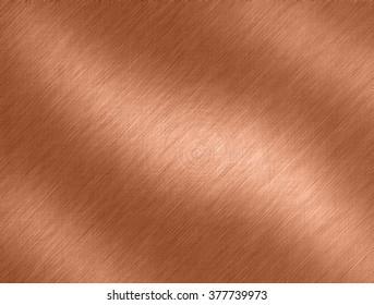 Copper Metal Brushed Background Or Texture