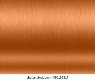 Copper Metal Brushed Background Or Texture