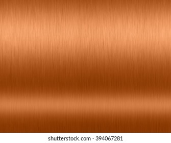 Copper Metal Brushed Background Or Texture