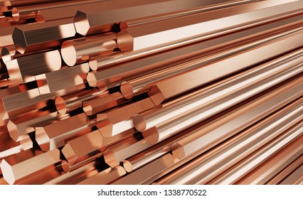 round metal hexagonal
