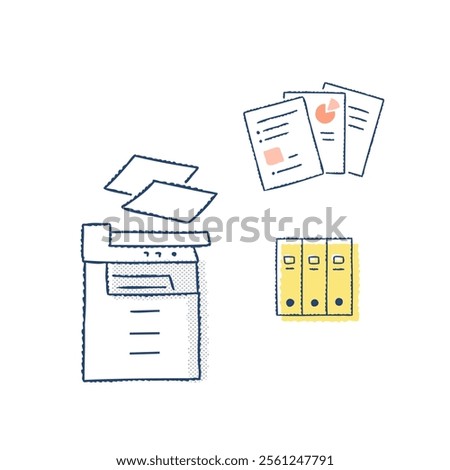 Copy machine and paper documents