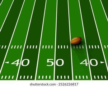 Copy space American football template for your design - Powered by Shutterstock