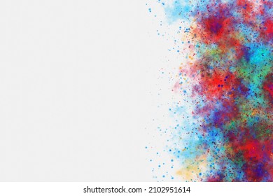 A copyspace background with a colorful design