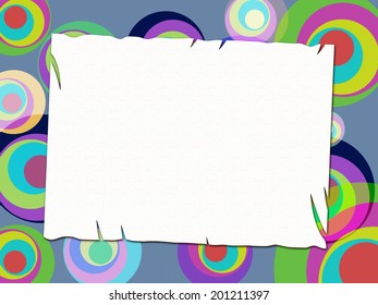 Copyspace Circles Meaning Sheet Multicoloured And Paper