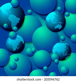 Copyspace Globe Meaning Globalization Spheres And Globalize