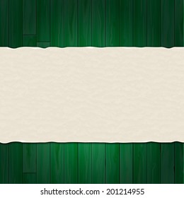 Copyspace Panelling Showing Blank Timber And Page