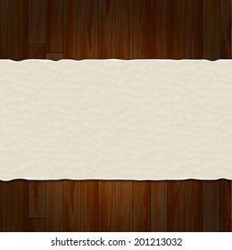 Copyspace Paper Representing Blank Panels And Wooden