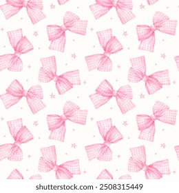 Coquette rosa Gingham arco