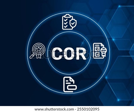 COR acronym. Certificate of Recognition (COR) is a document acknowledging the compliance of a company with established standards.