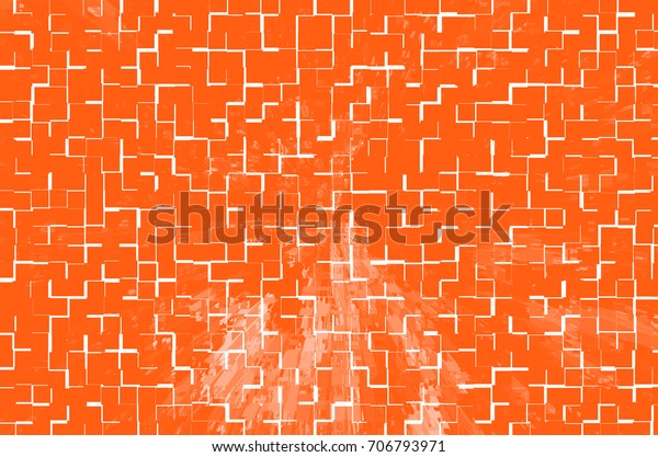 Coral digital
background is divided into
squares