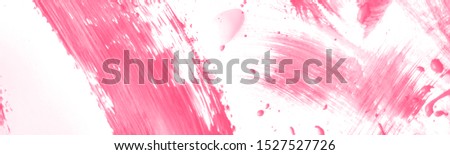 Coral Oil Brush Stroke. Acrylic Brushstroke. Hand Drawn Lipstick Mark. Pink Oil Painting. Oil Brush Stroke. Nail Polish Blot. Dirty Art Painting. Spotted Batic Silk Cloth.