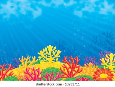 Coral Reef Stock Illustration 10231711 | Shutterstock