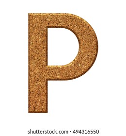 P Letter Natural Sand Beach Isolated Stock Photo (edit Now) 1483434233