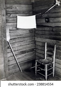 The Corner Of The Kitchen In The Home Of Floyd Burroughs, Cotton Sharecropper Photograph By Walker Evans, 1936.