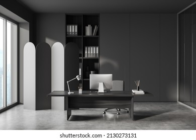 3,657 Office Interior Dark Minimalistic Images, Stock Photos & Vectors ...