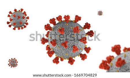 coronavirus COVID-19 microscopic virus corona virus disease 3d illustration india world
 Stock photo © 