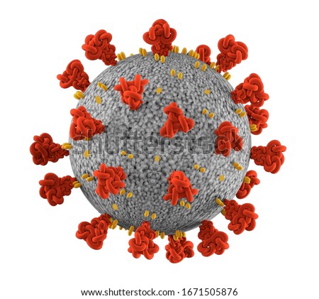 coronavirus COVID-19 microscopic virus corona virus disease 3d illustration india china world Stock photo © 